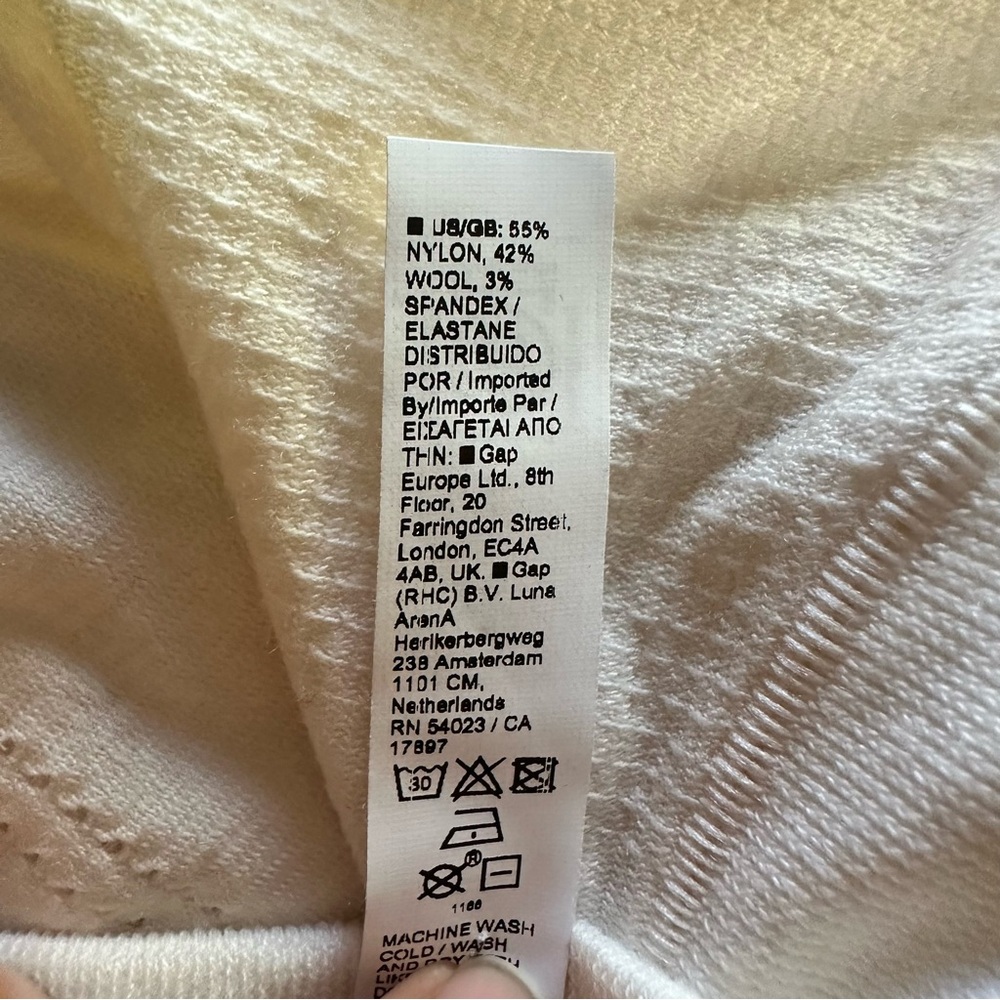 Athleta Ascent Seamless‎ Tank Off White NWT Size Small - Picture 5 of 5